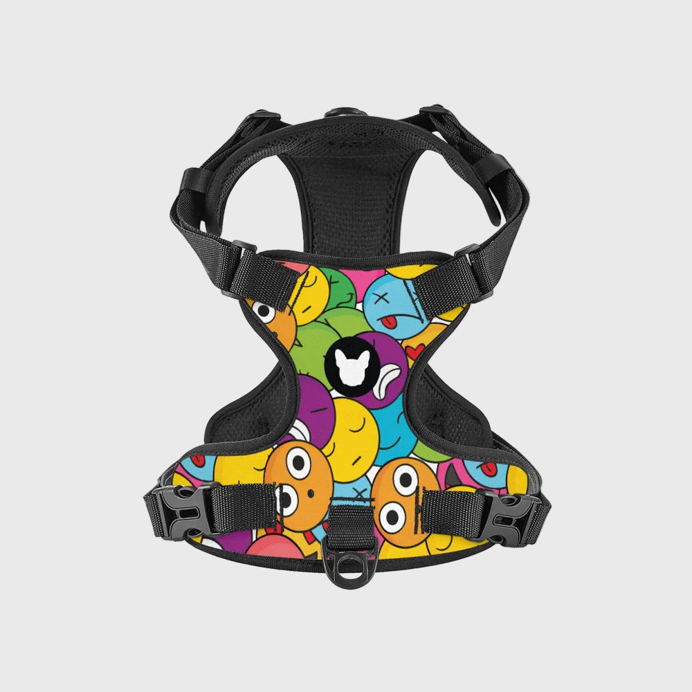 French Bulldog Anti-Pull Walking Harness – Adjustable & Breathable