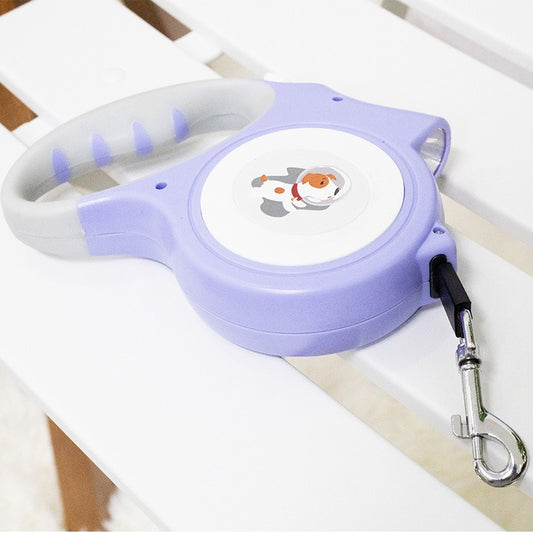 French Bulldog Retractable LED Leash – 5M Auto Rope Walker