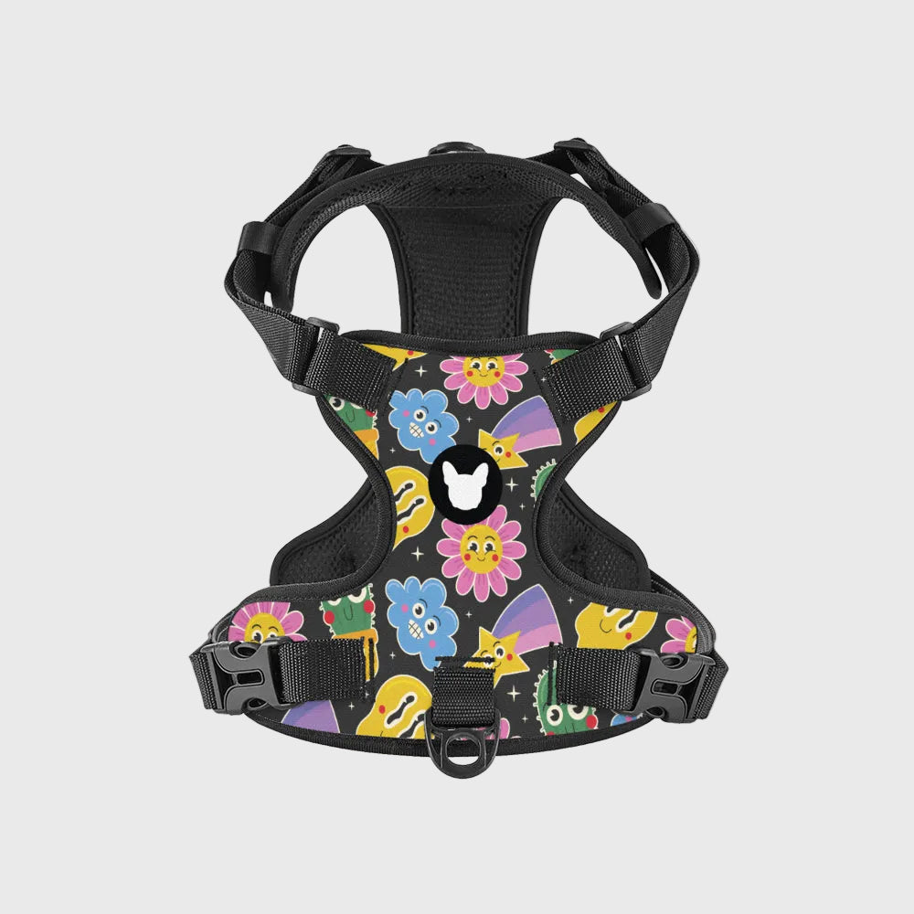 Breathable No-Pull Harness – Made for French Bulldogs' Chunky Build