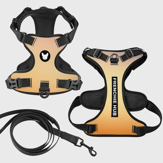 Breathable Adjustable Harness for French Bulldogs – No-Pull Design