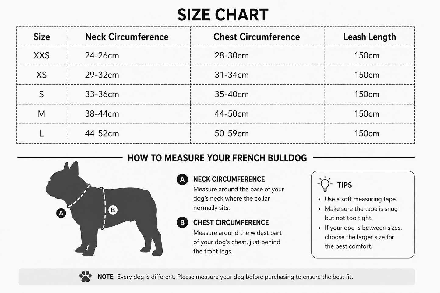 French Bulldog Reflective Mesh Harness – Safe, Cool & Adjustable