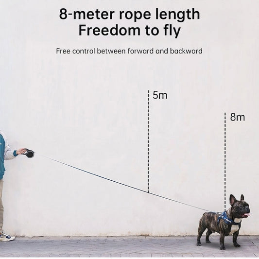 French Bulldog Retractable Leash – Strong 5m/8m Adjustable Walker