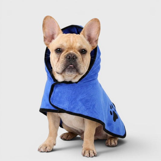 French Bulldog Bathrobe Towel – Super Absorbent & Easy Wear