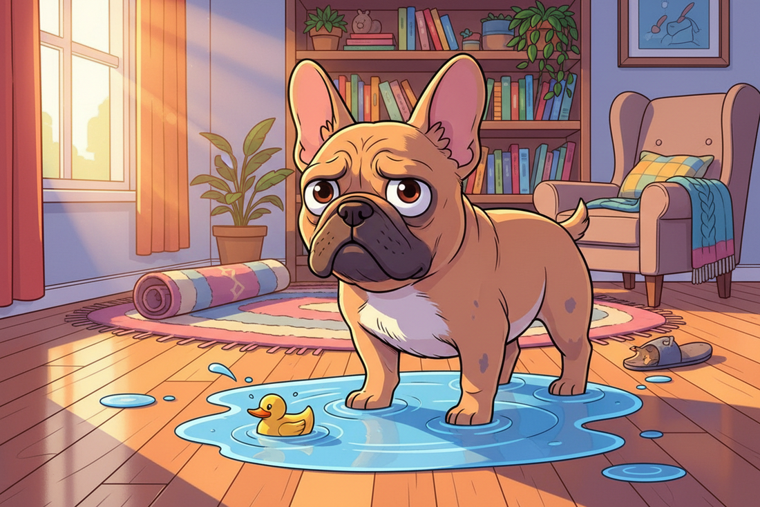 My Frenchie is peeing everywhere — what's going on?