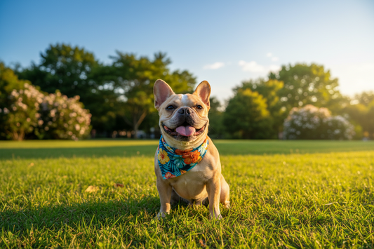 Funny summertime with your Frenchie