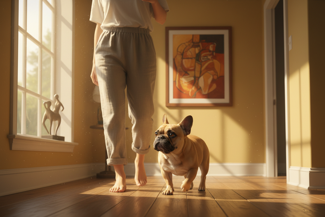 Why does my Frenchie follow me everywhere?