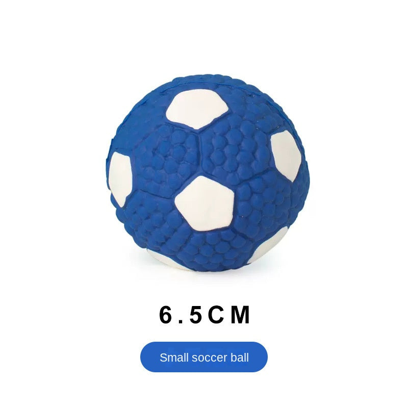 French Bulldog Squeaky Latex Ball – Durable Chew Toy for Frenchies