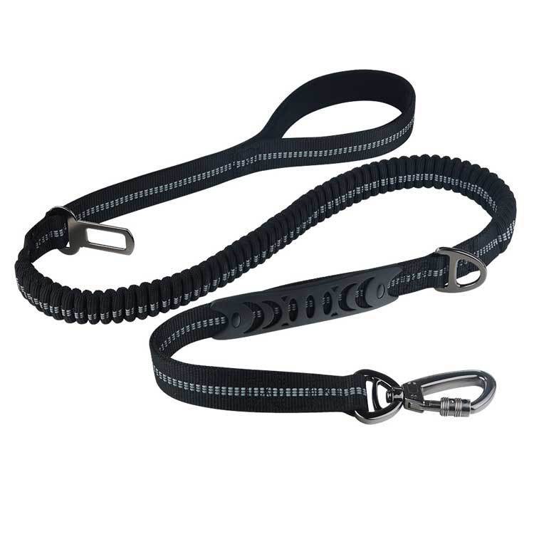 French Bulldog Elastic Reflective Leash – Car Safety Belt Combo