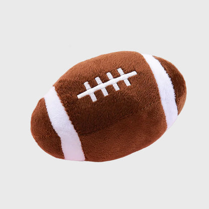 French Bulldog Squeaky Plush Ball Toy – Soft Sports Simulation