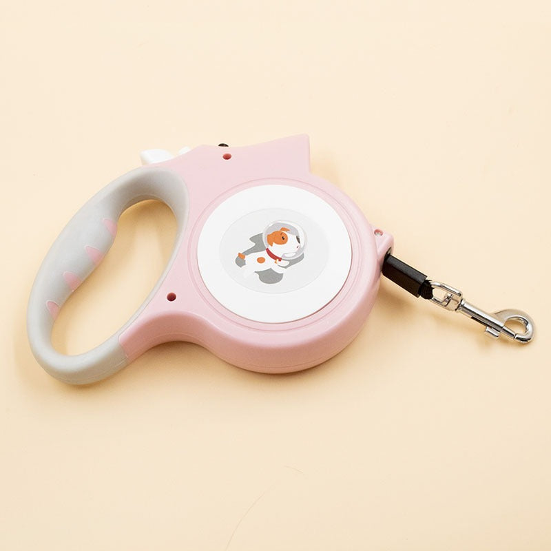 French Bulldog Retractable LED Leash – 5M Auto Rope Walker