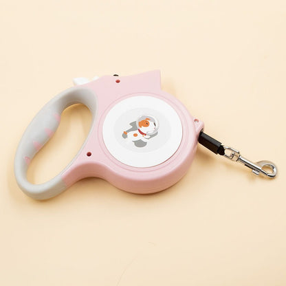 French Bulldog Retractable LED Leash – 5M Auto Rope Walker