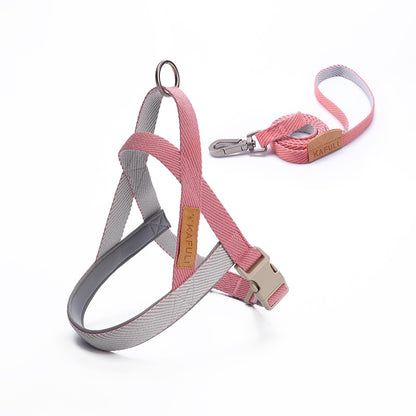 French Bulldog Vest Harness & Leash Set – Durable Walking Rope