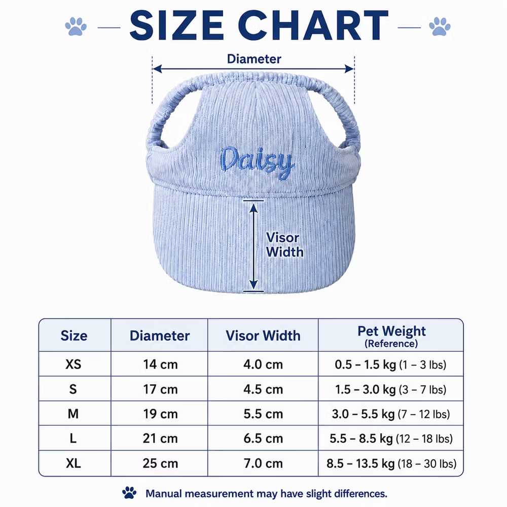 French Bulldog Custom Sun Hat – Embroidered Name Adjustable Cap
