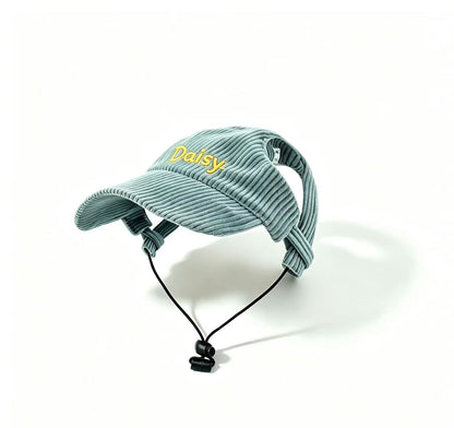 French Bulldog Custom Sun Hat – Embroidered Name Adjustable Cap