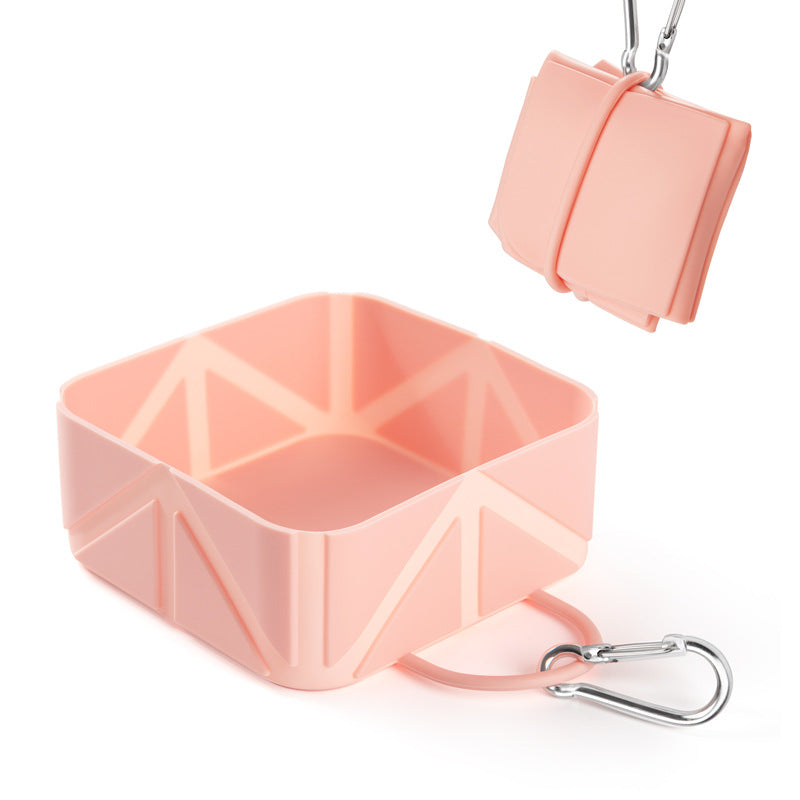 French Bulldog Custom Foldable Silicone Bowl – Outdoor Travel