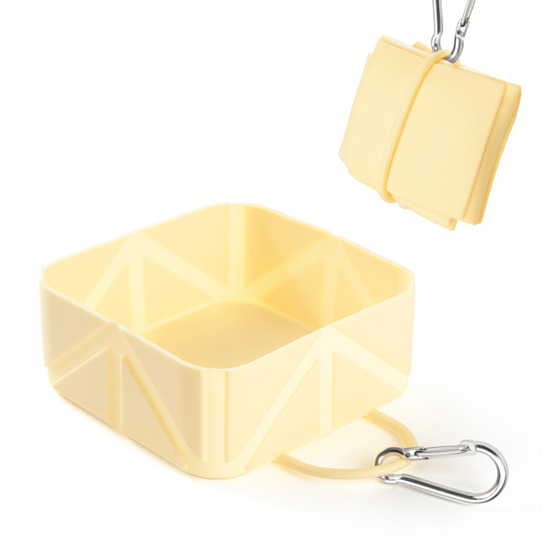 French Bulldog Custom Foldable Silicone Bowl – Outdoor Travel