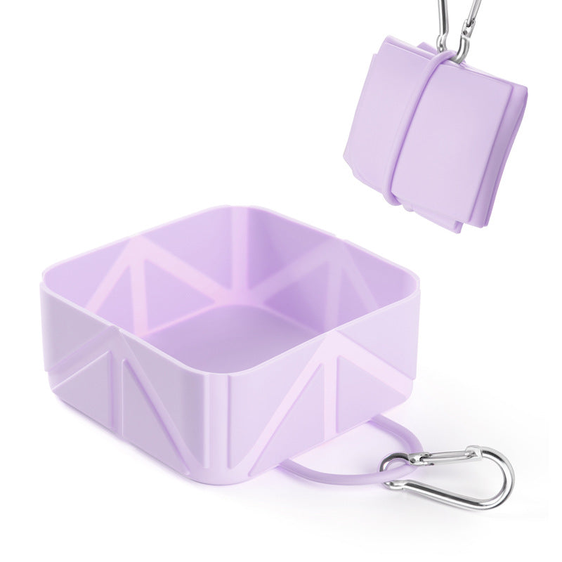 French Bulldog Custom Foldable Silicone Bowl – Outdoor Travel