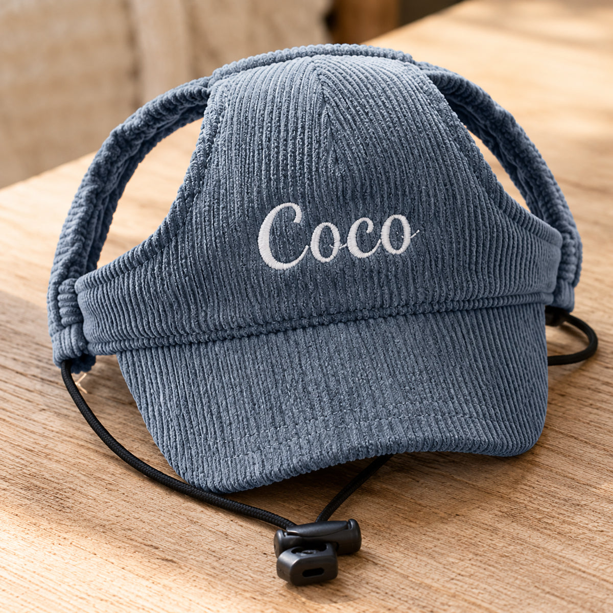 French Bulldog Custom Sun Hat – Embroidered Name Adjustable Cap