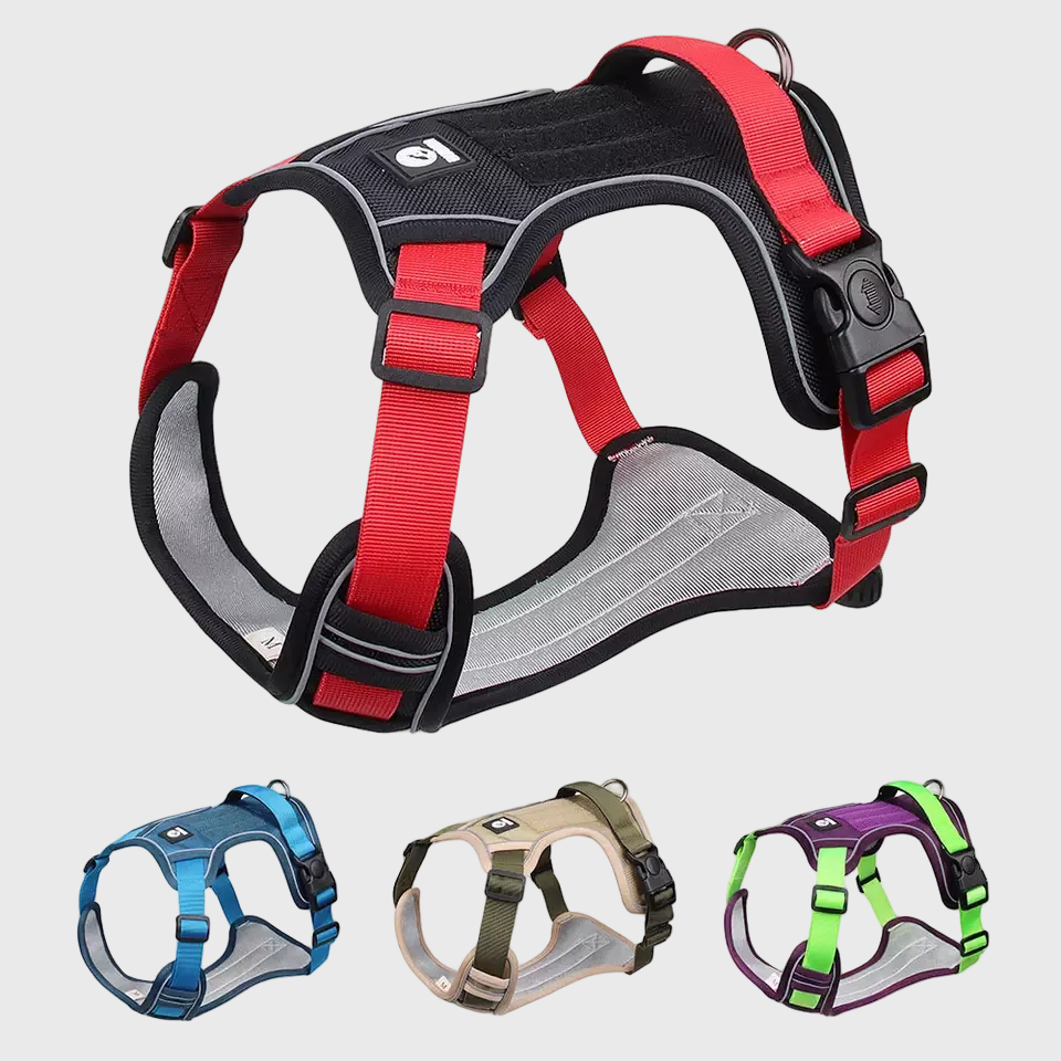French Bulldog Chest Harness Vest – Durable Oxford No-Escape