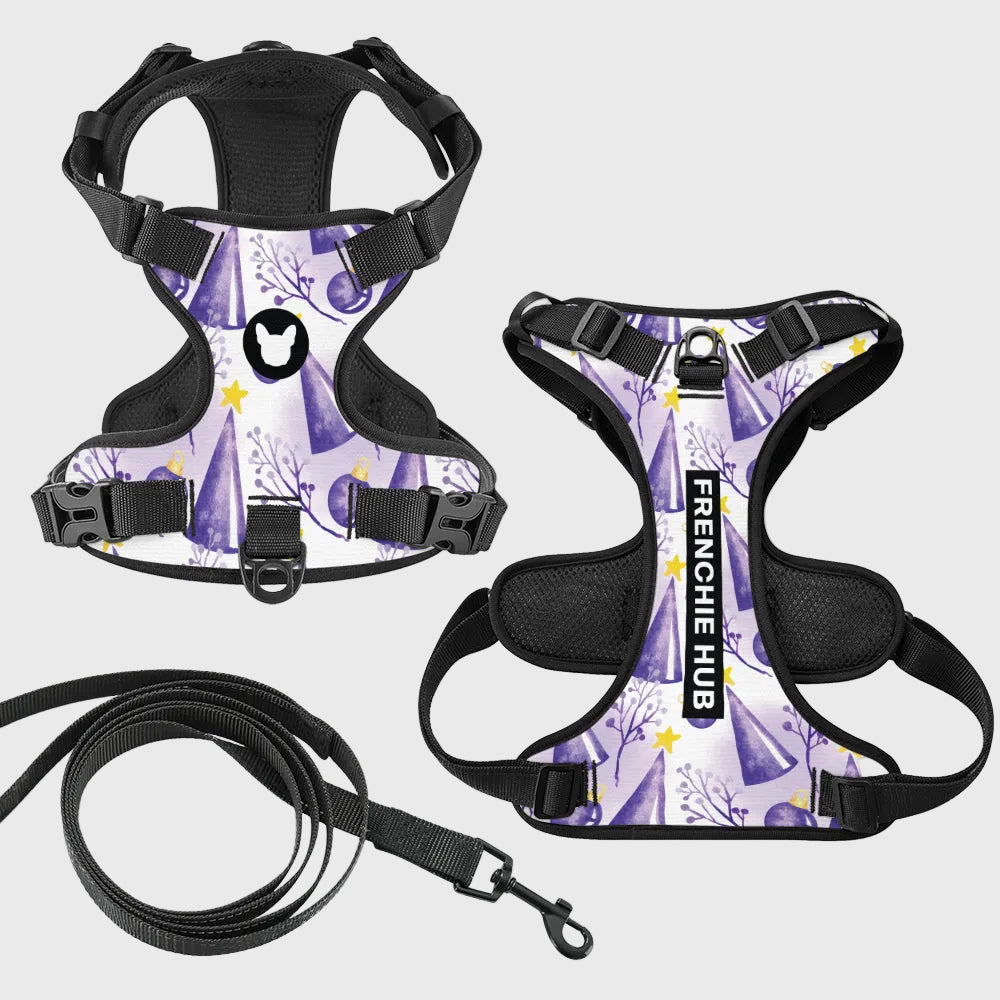 Frenchie Comfort-Control Harness – No-Pull, Breathable & Adjustable