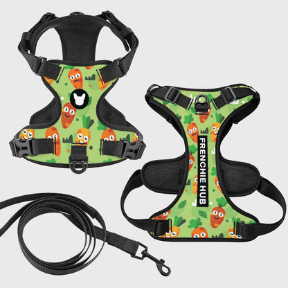 French Bulldog Easy-Walk Harness – No-Pull, Adjustable & Breathable