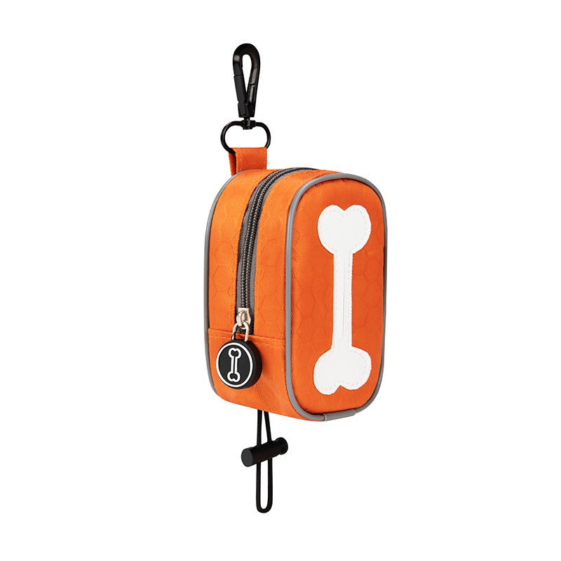 French Bulldog Poop Bag Dispenser – Compact PVC Storage Holder
