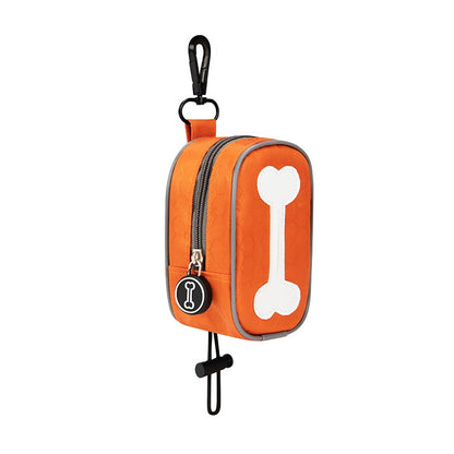 French Bulldog Poop Bag Dispenser – Compact PVC Storage Holder