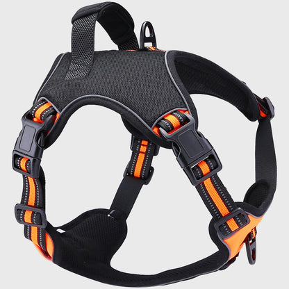French Bulldog Reflective Vest Harness – Explosion-Proof Oxford