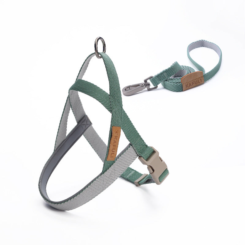 French Bulldog Vest Harness & Leash Set – Durable Walking Rope