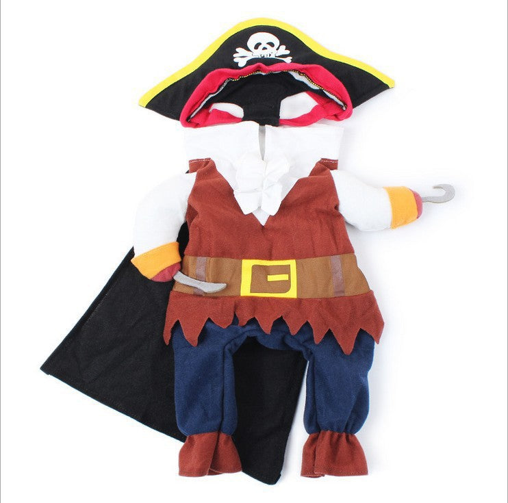French Bulldog Pirate Costume – Cute Two-Legged Transforming Outfit