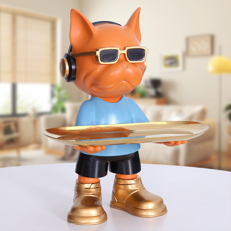 French Bulldog Resin Key Tray – Cute Home & Desk Decor