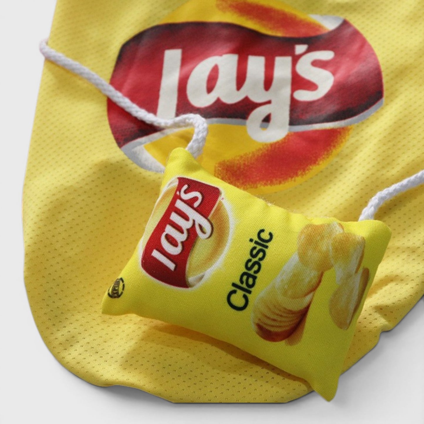Lay's Classic Potato Chip Mesh Vest & Bag Set for French Bulldogs