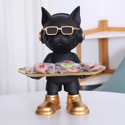 French Bulldog Resin Key Tray – Cute Home & Desk Decor