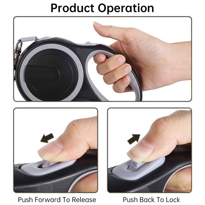 French Bulldog Retractable Leash – Strong 5m/8m Adjustable Walker