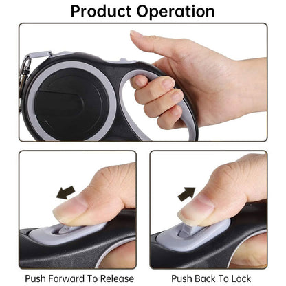 French Bulldog Retractable Leash – Strong 5m/8m Adjustable Walker