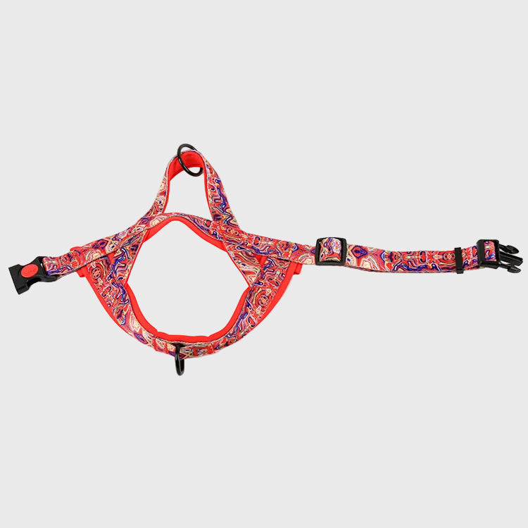 French Bulldog Anti-Pull Nylon Harness – Leash Set Chest Back