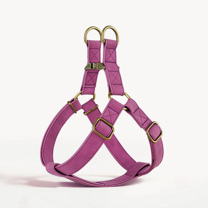 French Bulldog PU Leather Harness – Tank Top Style Chest Back