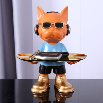 French Bulldog Resin Key Tray – Cute Home & Desk Decor