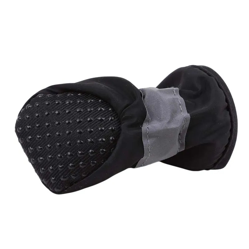 French Bulldog Anti-Slip Winter Boots – Warm Waterproof 4-Pack