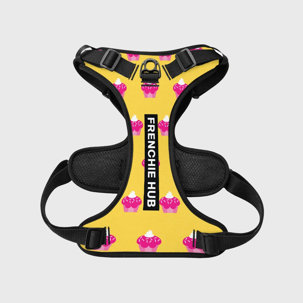 Frenchie Walk Harness – No-Pull Design, Breathable & Fully Adjustable