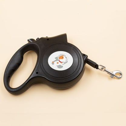 French Bulldog Retractable LED Leash – 5M Auto Rope Walker