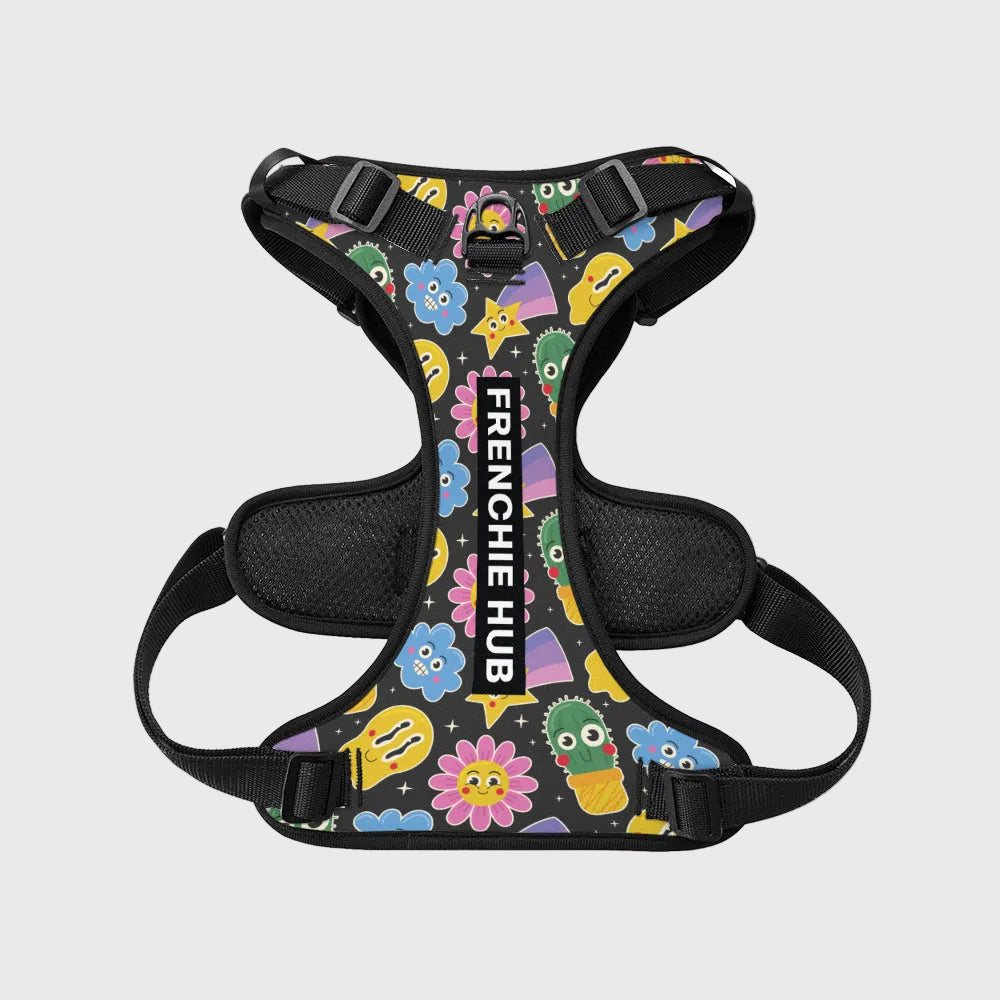 Breathable No-Pull Harness – Made for French Bulldogs' Chunky Build
