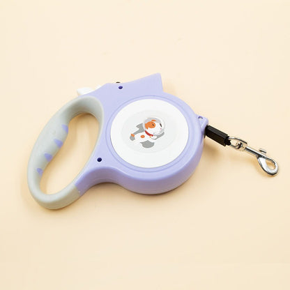 French Bulldog Retractable LED Leash – 5M Auto Rope Walker