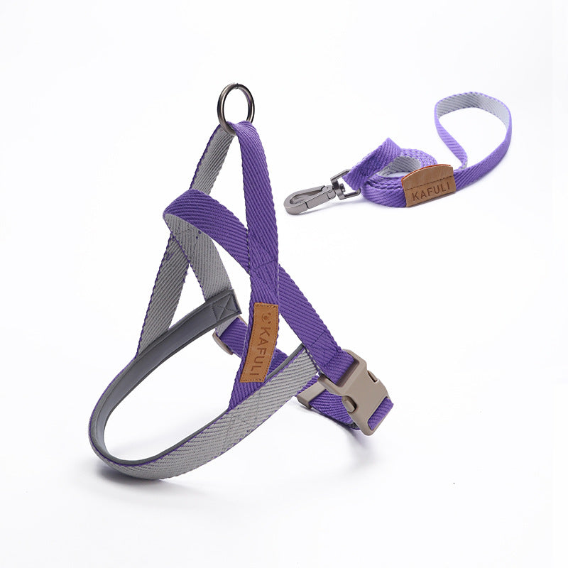 French Bulldog Vest Harness & Leash Set – Durable Walking Rope