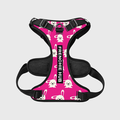 French Bulldog Comfort Harness – Breathable Mesh, Adjustable, Anti-Pull