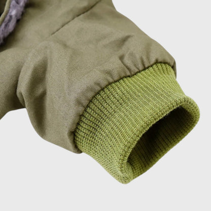 French Bulldog Winter Hooded Coat – Warm Fleece Padded Jacket