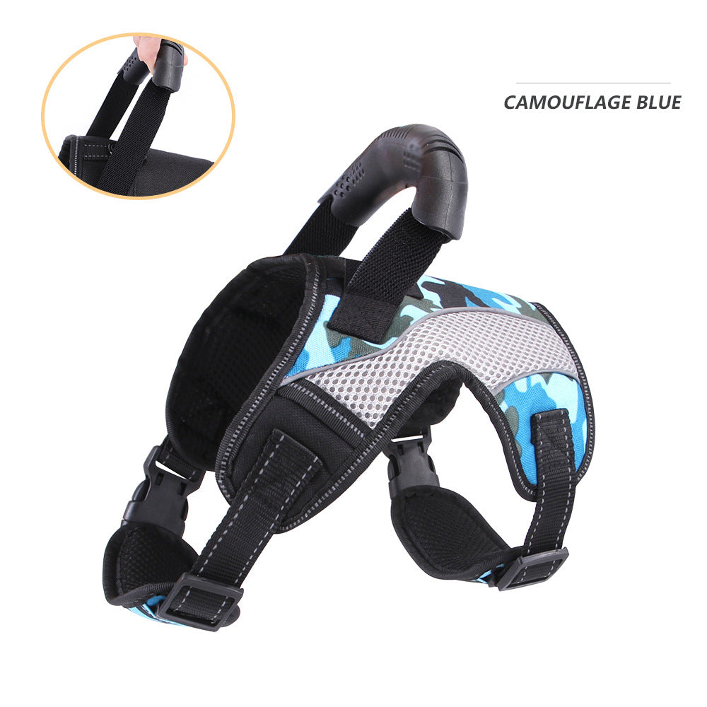 French Bulldog No-Pull Harness – Breathable Mesh Traction Control