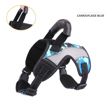 French Bulldog No-Pull Harness – Breathable Mesh Traction Control