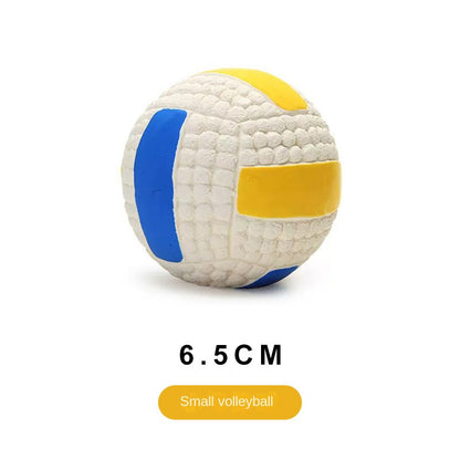 French Bulldog Squeaky Latex Ball – Durable Chew Toy for Frenchies