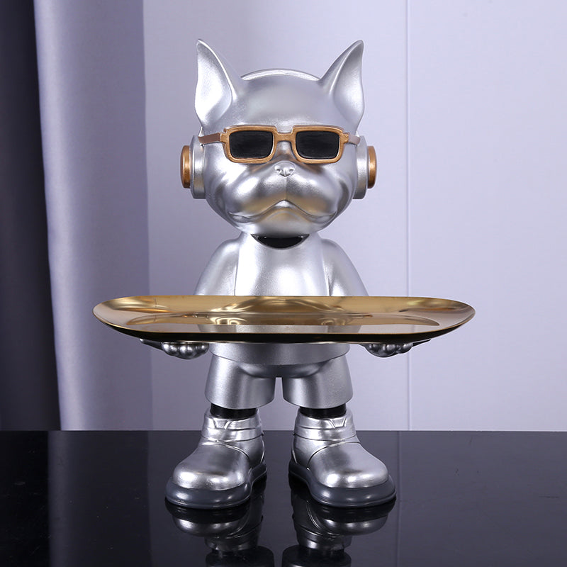 French Bulldog Resin Key Tray – Cute Home & Desk Decor